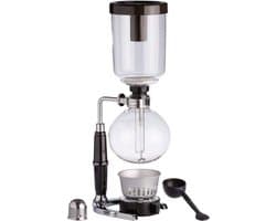 Koffiesifon - 41.5x12.5x16.5 cm - Uniek Koffie-extractieproces - Vacuüm Koffiezetapparaat - Zwart