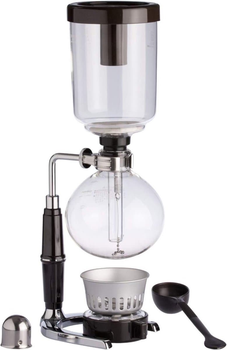 Koffiesifon - 41.5x12.5x16.5 cm - Uniek Koffie-extractieproces - Vacuüm Koffiezetapparaat - Zwart — afbeelding 1