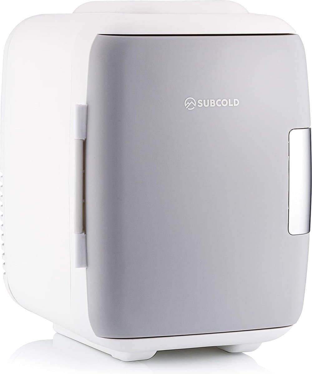 Mini Koelkast - Cooler & Warmer - 4 liter - AC+USB - Draagbare Koelkast voor Slaapkamer, Auto - Grijs — afbeelding 1