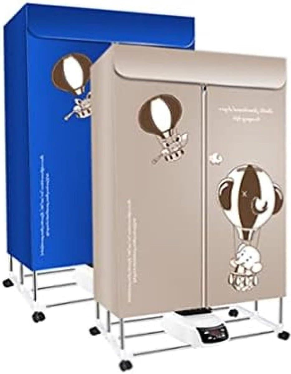 Wasdroger - Kledingdroger - Snel Kleding Drogen - Draagbaar Ontwerp - 40 kg Capaciteit - Grijs — afbeelding 1