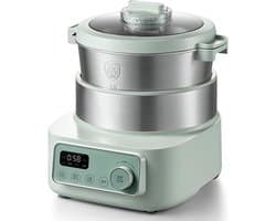 Deeg Mixer - Automatische Kneedmachine - Zelf Bakken - 15 Minuten Klaar - 5 Liter Capaciteit - Zilver