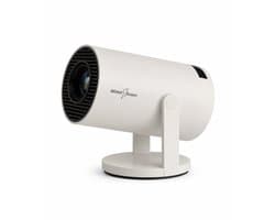 Beam Buddy Ultra HD 4K -Slimme projector - beamer - Thuis - buiten- camping - Draagbaar - 4K Ultra HD - Woonkamerprojector - Draadloze schermspiegeling- ideaal voor het WK