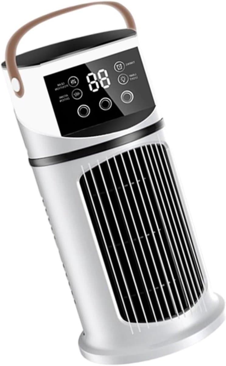 Draagbare Airco - Persoonlijke Koeler - Ruimte Koelen - 9 Snelheden - 27 cm - Wit — afbeelding 1