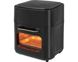 Heteluchtfriteuse - Airfryer Keuken - Gezond Koken - 360 Graden Verwarming - 15 Liter - Zwart