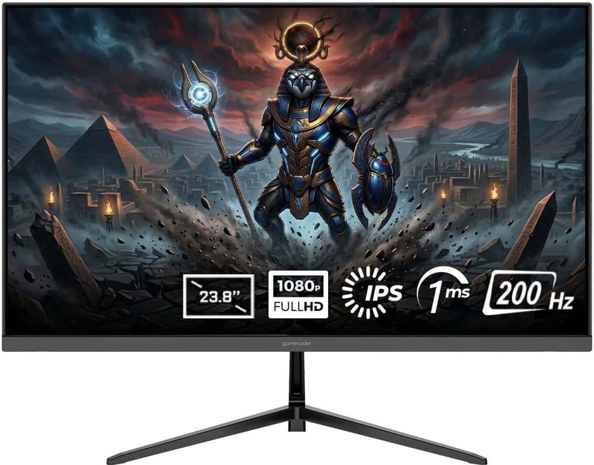 GameRaider ATUM GR24F20I 23.8 inç 200Hz 1ms Full HD Adaptive Sync IPS Gaming Monitör — afbeelding 1