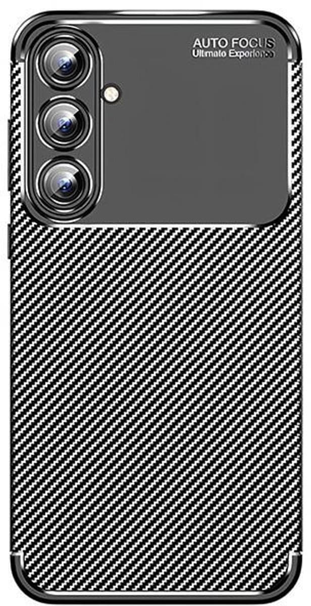 Beline Carbon Armor Serie - Samsung Galaxy A55 5G Hoesje - Zwarte Kleuren - Ultieme Bescherming — afbeelding 1