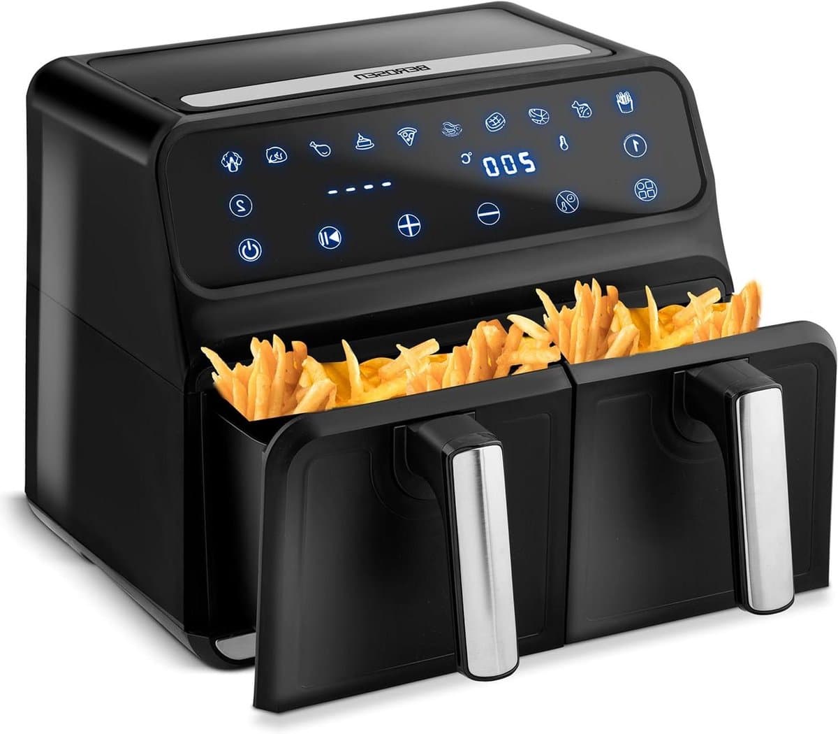 Airfryer - Hete Lucht Oven - Gezond Frituren - Snelle Bereiding - Grote Capaciteit - Zwart — afbeelding 1