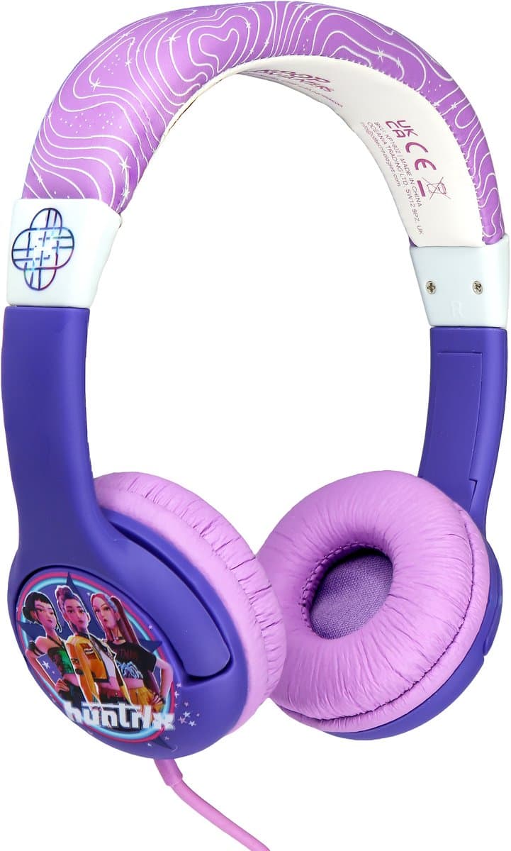 KPop Demon Hunters - kinderkoptelefoon - volumebegrenzing - verstelbaar - comfortabel — afbeelding 1