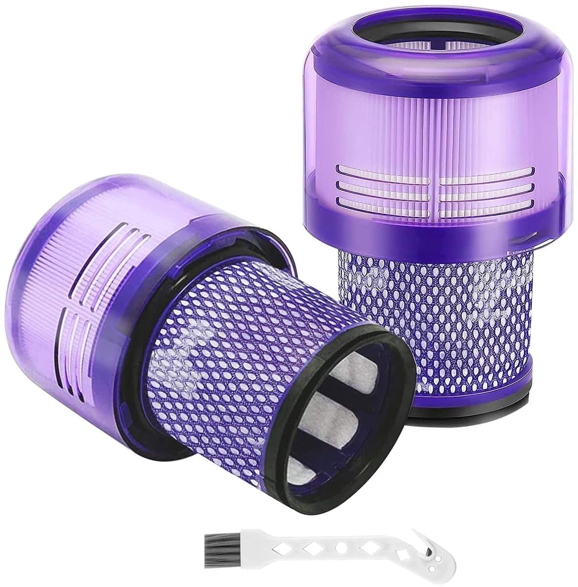 V11-filters voor Dyson - vervangingsfilters voor Dyson V11 V15 SV14 SV17 SV22 Animal/Absolute/Extra/Torque Drive/Fluffy/Complete Pro draadloze stofzuigers. Vergelijkbaar met onderdeelnummer DY970013-02 — afbeelding 1