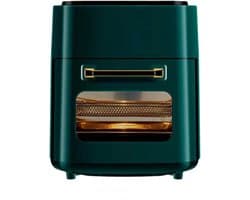 Heteluchtoven met stoom - Mini oven - Veelzijdig koken - Digitaal touchscreen - 15 liter capaciteit - Groen