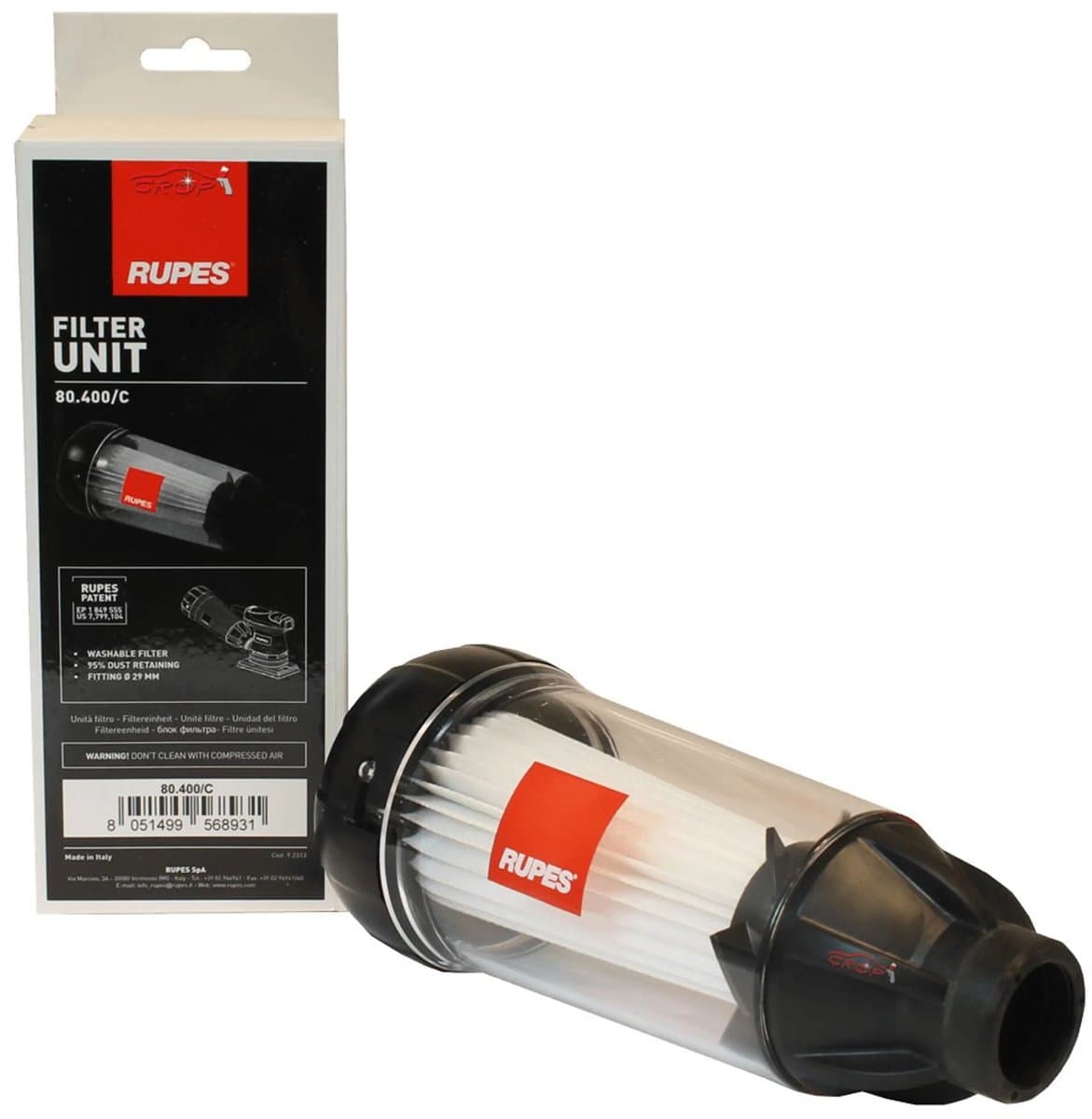 Rupes Stoffilter - 80.400/C - Green tech filter — afbeelding 1