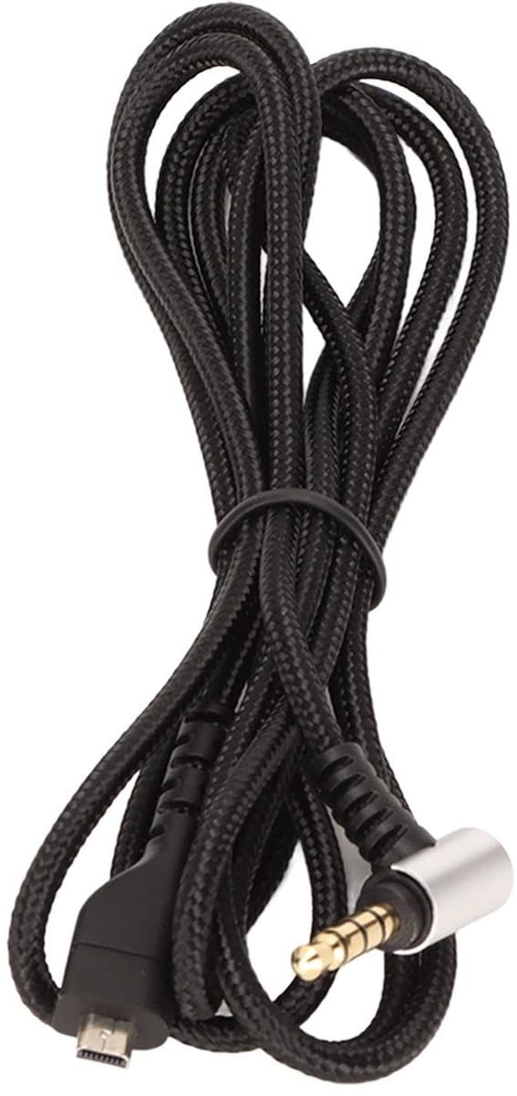 ONF3 - Gaming-headsetkabel - Vervangende Hoofdtelefoon-kabel - Duurzaam en Flexibel - Zwart - Geschikt voor SteelSeries Arctis - 150 cm — afbeelding 1