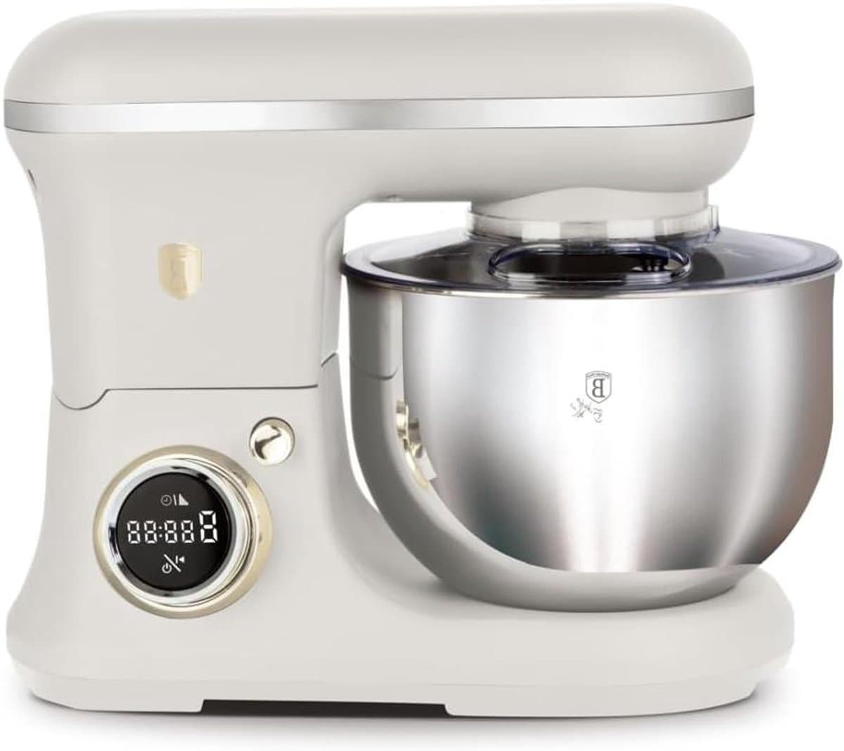 Keukenmachine - Mixer - Culinair Maken - Krachtig 1500W - 6 Liter Kom - Crèmekleurig — afbeelding 1