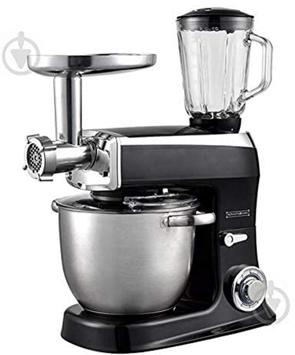 Keukenmachine - Mixer Robot - Bakken en Koken - Krachtige Motor - 6.5 Liter Kom - Zwart — afbeelding 1