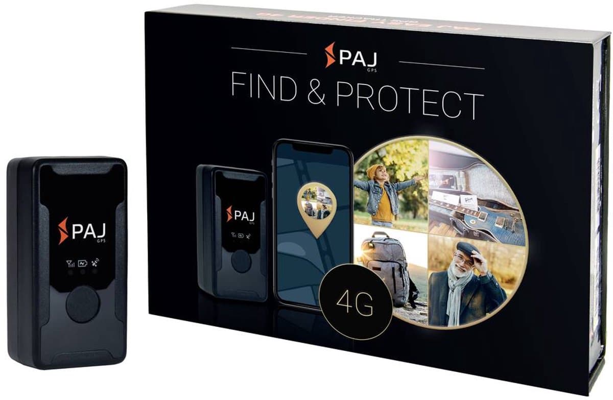 PAJ GPS EASY FINDER 4G GPS-tracker Personentracker, Multifunctionele tracker, Bagagetracker Zwart 1 stuk(s) — afbeelding 1