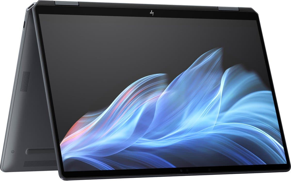 "HP OmniBook Ultra Flip 14-fh0090nd Copilot+ PC Intel Core Ultra 9 288V Hybride (2-in-1) 35,6 cm (14"") Touchscreen 3K 32 GB LPDDR5x-SDRAM 1 TB SSD Wi-Fi 7 (802.11be) Windows 11 Home Grijs" — afbeelding 1
