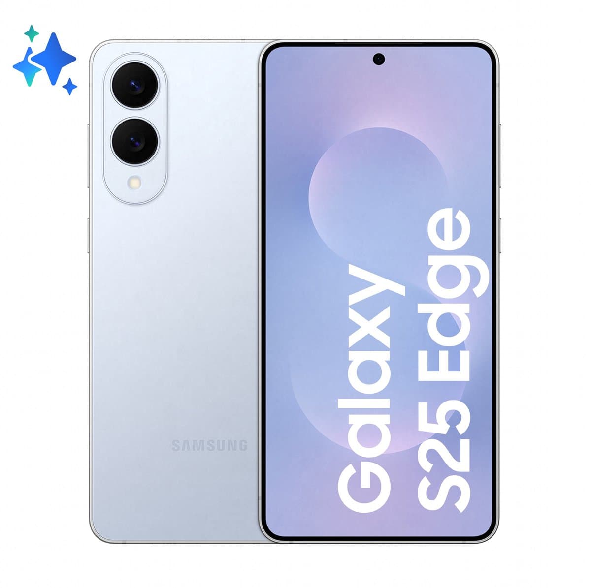 Samsung Galaxy S25 Edge 17 cm (6.7") Dual SIM Android 15 5G USB Type-C 12 GB 256 GB 3900 mAh Blauw — afbeelding 1