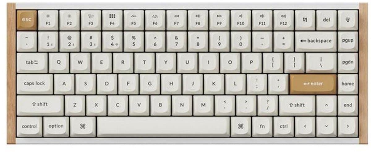 Keychron K2 HE - Magnetisch Toetsenbord - Draadloos - US Qwerty - 75% - Special Edition - Wit — afbeelding 1