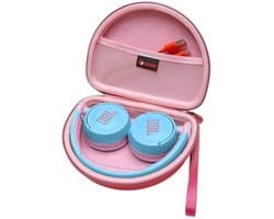 Hoofdtelefoontas voor Bluetooth on-ear koptelefoon voor kinderen - Draadloos, opvouwbaar, Rood en Blauw