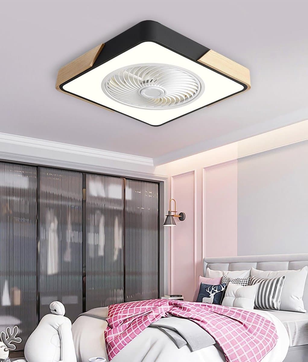 Moderne 36W LED Plafondventilator Met Dimbare Verlichting En Afstandsbediening — afbeelding 1