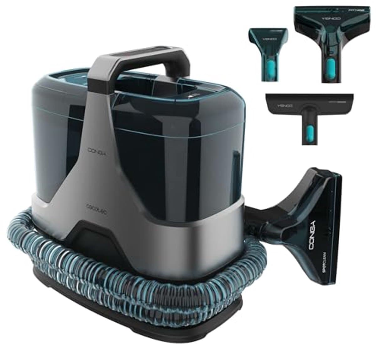 Kleedreinigings- en stofzuigmachine - Geavanceerde XXL Carpet&Spot Clean met 600 W, 15 kPa zuigkracht en 7 m actieradius — afbeelding 1
