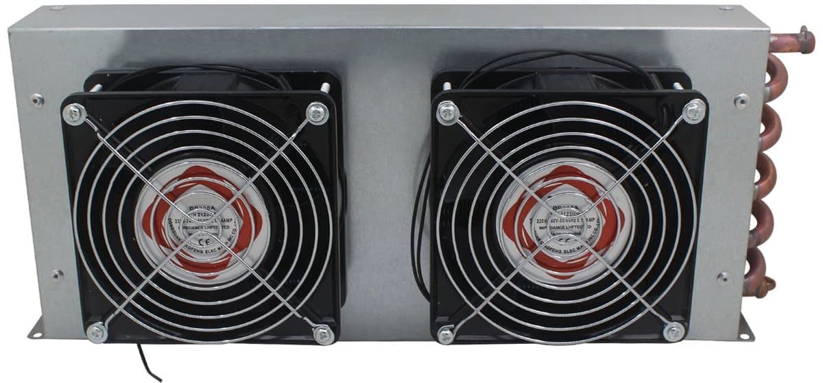 Condensor Warmtewisselaar Water Luchtkoeler met 2 Ventilatoren — afbeelding 1