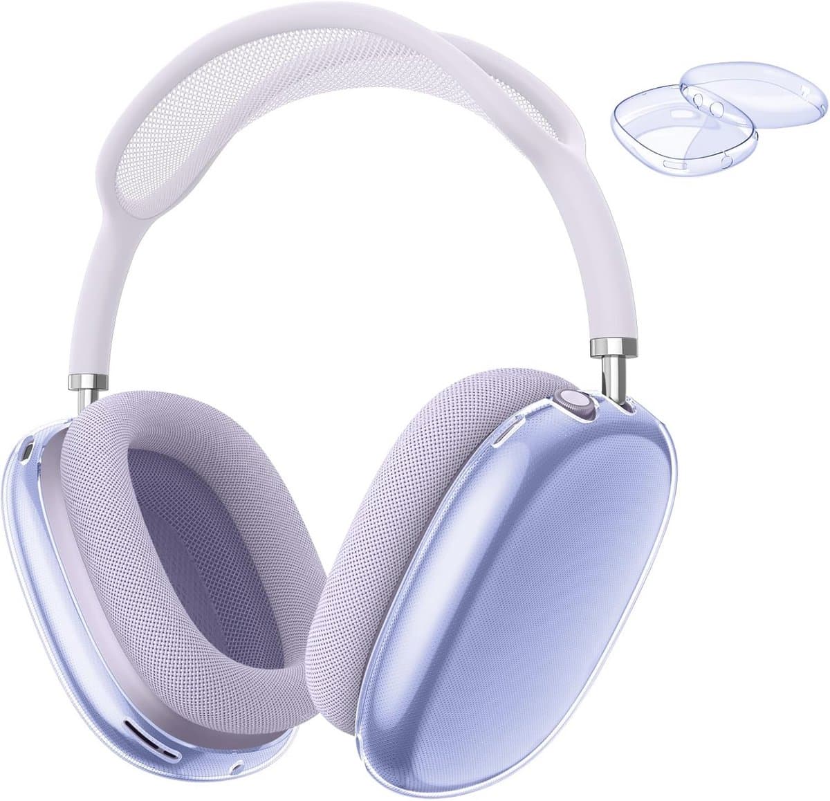 Transparante Beschermende Hoes voor AirPods Max – Zacht TPU, Waterdicht en Krasbestendig — afbeelding 1