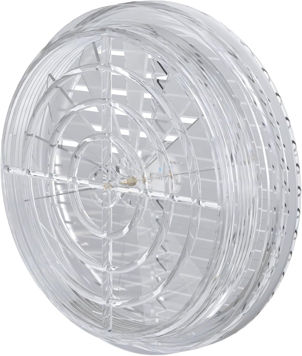 Universele Raamventilator met Thermisch Effect - Ø200mm - Transparant Ventilatiesysteem — afbeelding 1