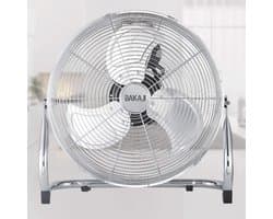 Krachtige Staande Ventilator met Verstelbare Helling en 3 Snelheden - 45 cm en 50 cm