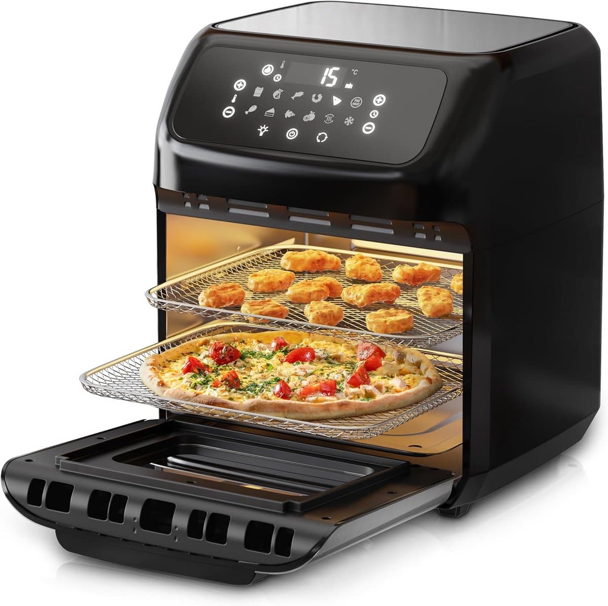 Luchtfriteuse 4-in-1 met 12 programma's: Oven, Grill en Drogen — afbeelding 1