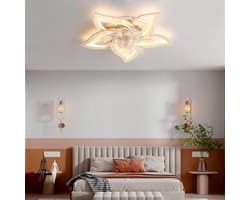 Stil LED Plafondventilator met Licht en Dimbaar, 6 Snelheden, Timer - Woonkamer & Slaapkamer