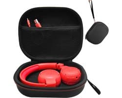 Harde EVA-hoes voor JBL Tune 510BT/520BT/500 en JBL Tune 760NC/500BT/600BTNC draadloze opvouwbare on-ear Bluetooth-hoofdtelefoon (zwart)