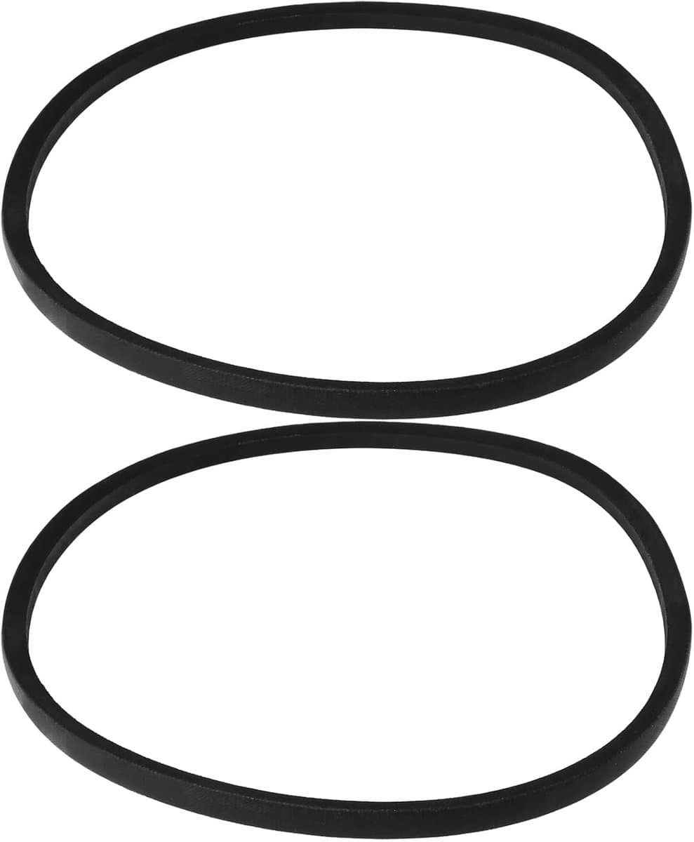 Grasmaaier Riemen - Aandrijfriemen Grasmaaier - Maaien Gazon - Set van 2 stuks - 667x10x6mm - Zwart — afbeelding 1