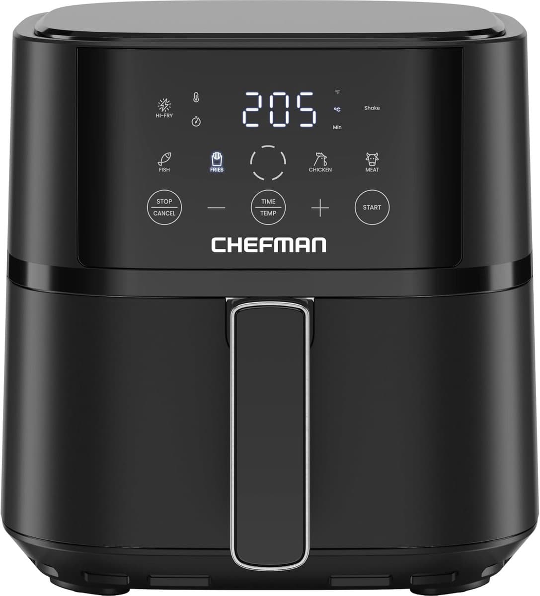 Airfryer - Heteluchtfriteuse - Gezond Koken - Snelle Bereiding - 3.8 Liter - Zwart — afbeelding 1