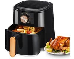 Airfryer 4 Liter met Timer en Hoge Wattage voor Gezonde Frituur en Grillen