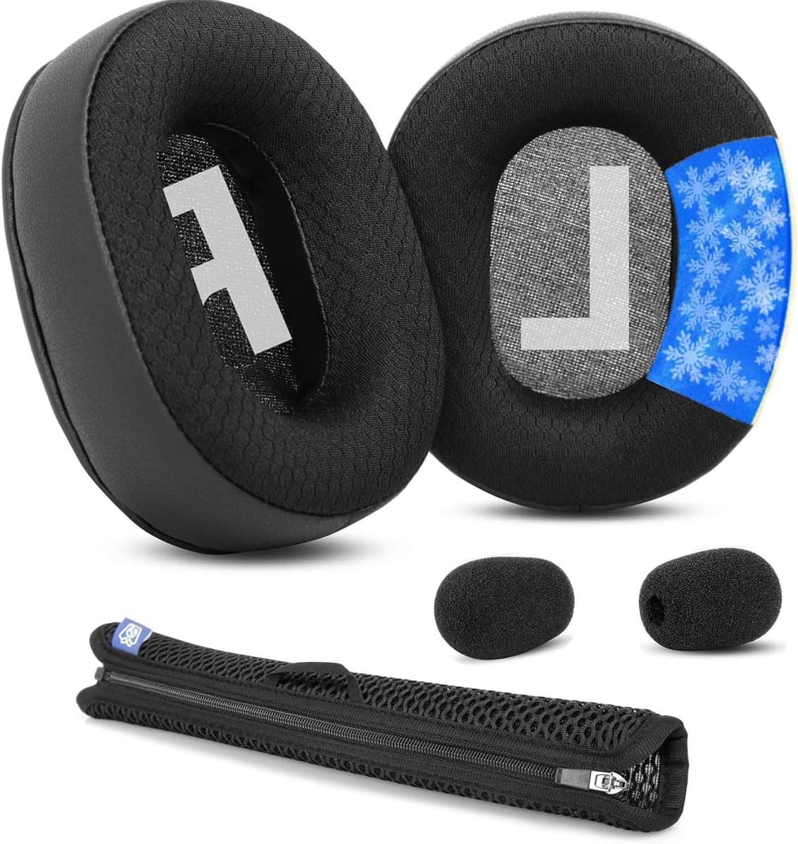 Gelpads voor gaming headsets - Zwart - Compatibel met diverse modellen - Comfortabel en duurzaam — afbeelding 1
