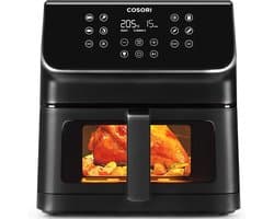 Luchtfriteuse 6,2 liter met venster, 12 functies en instelbare temperatuur 75-205 °C