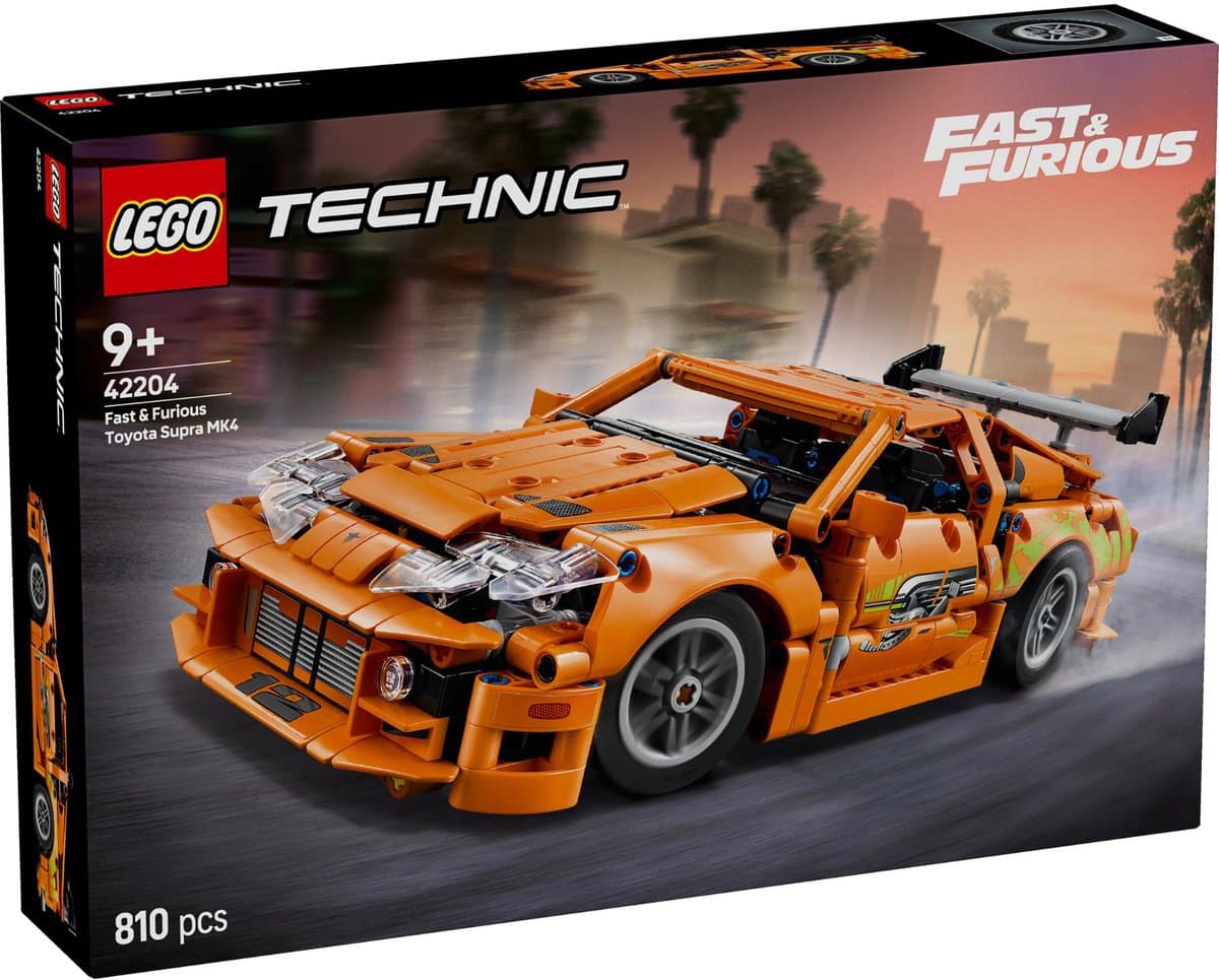 Lego Technic 42204 Fast And Furious Toyota Supra Mk4 Bouwstenen — afbeelding 1