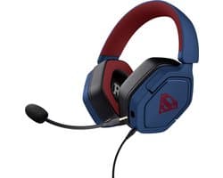 Trust GXT492SM Carus - Gaming headset - voor PS4/PS5/Nintendo Switch/PC - Bedraad 3.5mm aansluiting - Superman Blauw