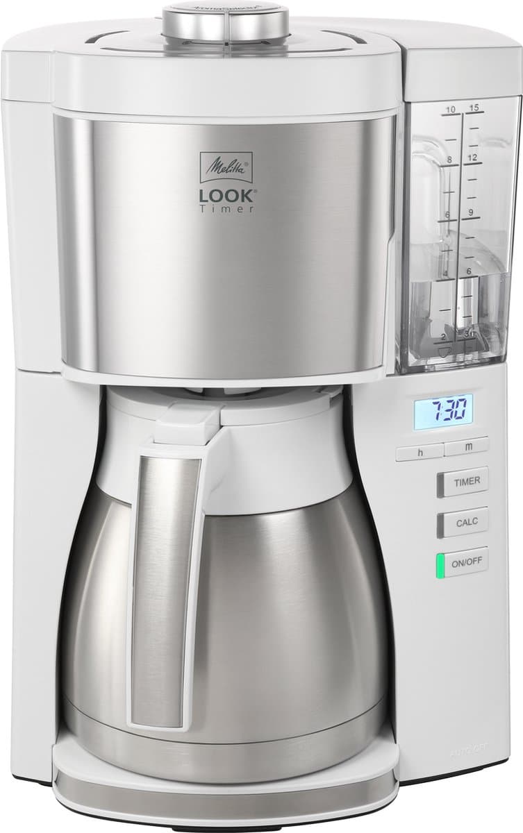 Melitta Look Therm Timer koffiezetapparaat 1025-17 wit — afbeelding 1