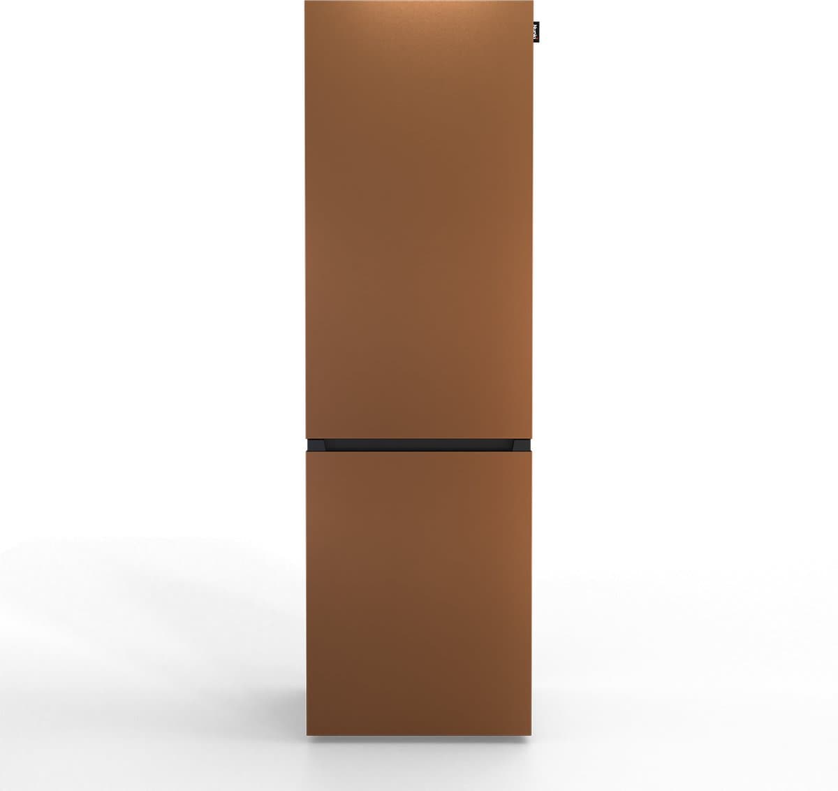 NUNKI LARGECOMBI-FBRO / Combi Bottom Koelkast, E, 198+71l, Mat Brown Metallic (Front only) — afbeelding 1