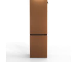NUNKI LARGECOMBI-FBRO / Combi Bottom Koelkast, E, 198+71l, Mat Brown Metallic (Front only)