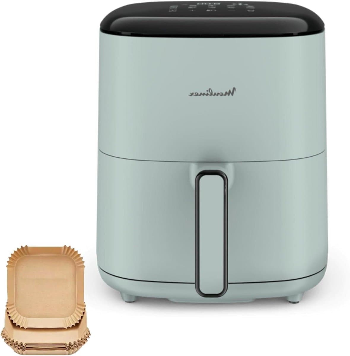Heteluchtfriteuse - Airfryer - Gezond Koken - 10 Kookprogramma's - 5 Liter - Eucalyptus — afbeelding 1