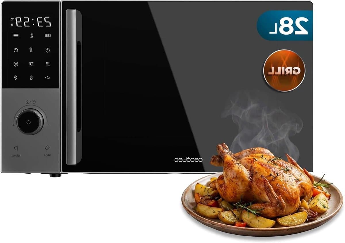 Digitale Magnetron - Combimagnetron Grill - Snel Koken - Met Convectie - 28 Liter - Zwart — afbeelding 1