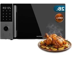 Digitale Magnetron - Combimagnetron Grill - Snel Koken - Met Convectie - 28 Liter - Zwart