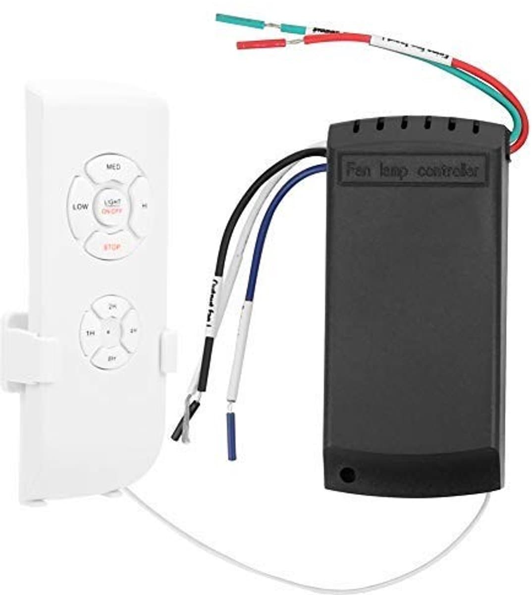 Dailygoody - Draadloze Plafondventilator - Afstandsbediening - Wandmontage - Universeel - Energiezuinig - Geschikt voor elke ruimte — afbeelding 1