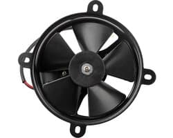 Allecto - Radiator Koelventilator - 12V Elektrische Koelventilator - 6in Omkeerbare Koelventilator - Zwart - Geschikt voor Quad Crossmotor 150c...