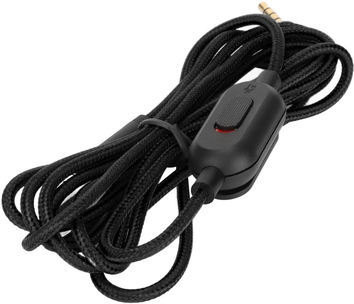 ONF3 - Hoofdtelefoonkabel - Gaming-koptelefoon - Volumeregeling en mute-schakelaar - Zwart - Vervangende kabel - Geschikt voor Pro X Wire G Mic ... — afbeelding 1
