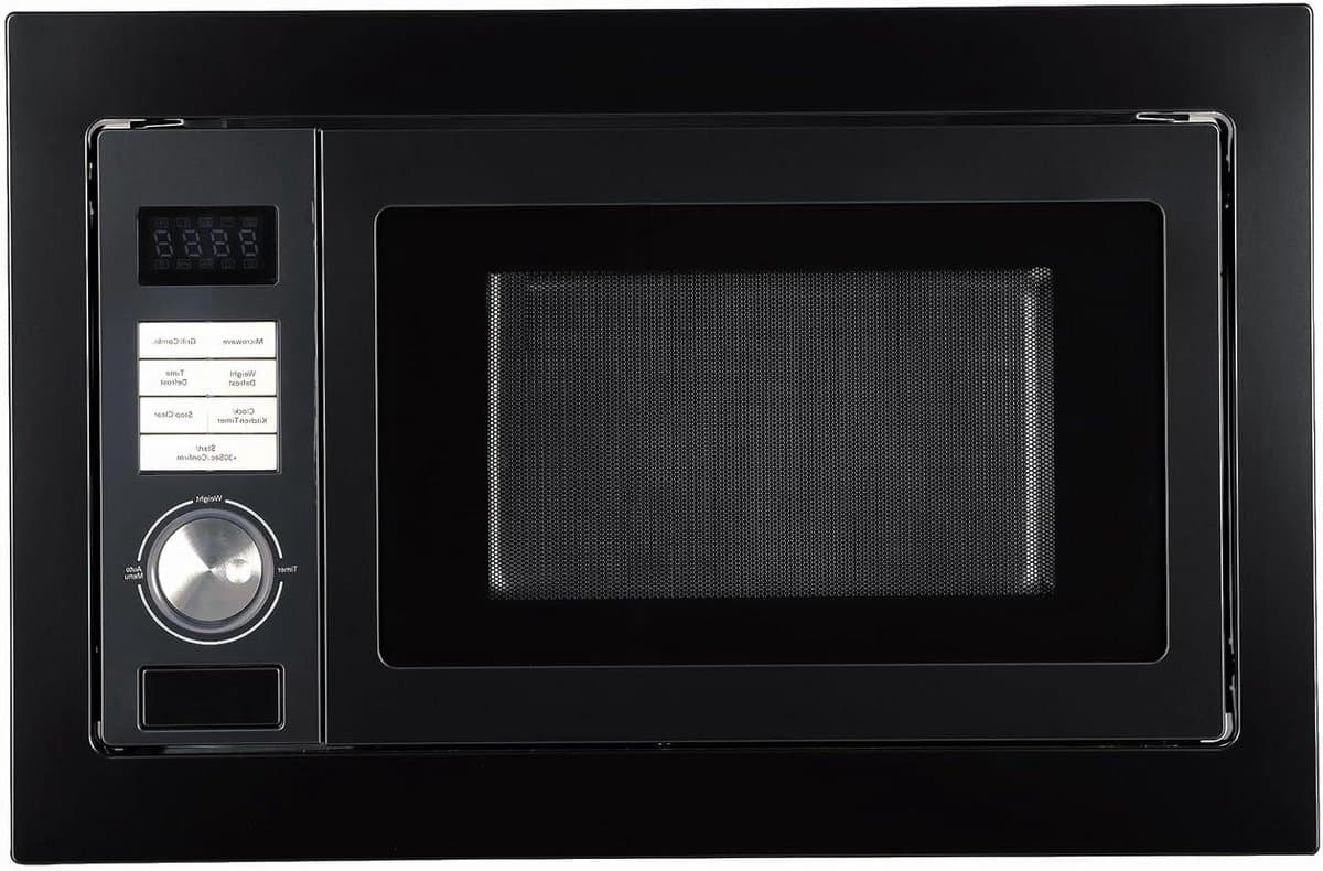 Inbouw Magnetron - Oven met Grill - Snel Eten Bereiden - 8 Automatische Programma's - 25 Liter Inhoud - Zwart — afbeelding 1