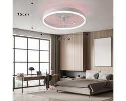 Ceiling Fans with Lights, Ceiling Fans with Lights and Remote Control and APP, RGB Continuous Low Beam, 6 Speed 3 Colors LED Modern Bedroom Fan Ceiling Light Silent-A